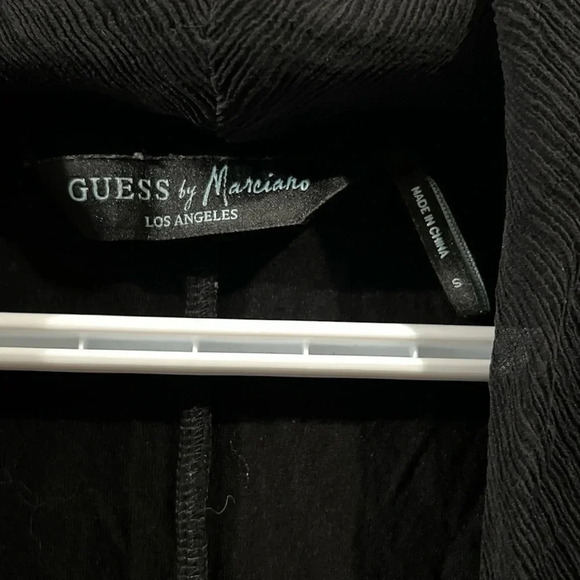 Black Guess by Marciano thong bodysuit.open front, size small NWOT - Picture 2 of 4